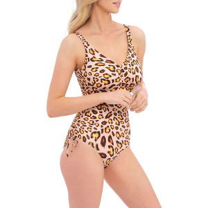 Traje de Baño Femenino 2026 de Una Pieza, Spandex Transpirable, Ligero, Talla Grande, Personalizado, para Mujer, OEM - Product Image 5