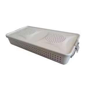 Professional Medical Dental Tray Organizer Holder Box <b>Lid</b> Stainless Steel Surgical Instruments Manual <b>By</b> Mahfooz Instruments - Product Image 3