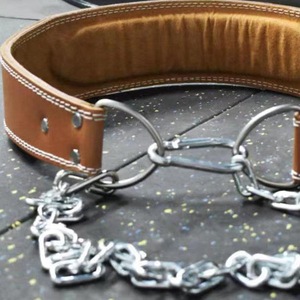 New Arrival Weightlifting Leather Dipping Belt Gym Workout Bodybuilding Training <b>Back</b> <b>Support</b> Fitness Exercise Adjustable Belt - Product Image 6