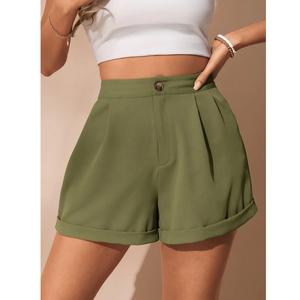Shorts d'été pour femmes de grande taille, qualité supérieure, vêtements décontractés à la mode en coton pour femmes, courts de BD - Product Image 4