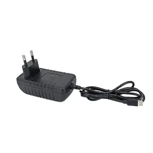 12V 2.5A FCC sertifikat EU UK US Plug 100-240V AC DC Adaptor 24V 30V 36V Desktop gaya pengisi daya untuk tampilan Led