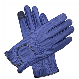 Gants d'équitation en cuir blanc respirant à doigts entiers pour jeunes enfants et cyclistes - Product Image 5