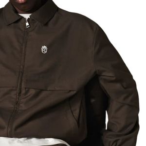 ชุดแจ็คเก็ตและกางเกงวอร์มแบบมีซิปสำหรับผู้ชาย สไตล์ลำลองแนวสตรีทแฟชั่น สีน้ำตาล - Product Image 5