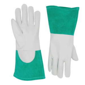Guantes de Soldadura TIG de Piel de Cabra y Piel de Vacuno, Certificación CE, Puño de Seguridad Reflectante, Resistentes al Calor para Barbacoa Industrial - Product Image 3