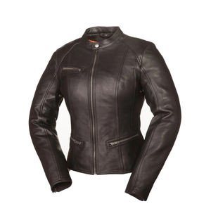 Veste en cuir de moto de qualité supérieure, logo personnalisé, coupe-vent et grandes tailles, prix attractif, vestes en cuir les plus vendues pour les motards de rue - Product Image 3