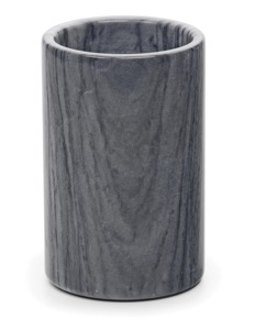 Gray Marble Pattern Ceramic <b>Ice</b> Bucket Round Beverage <b>Cooler</b> - Product Image 3