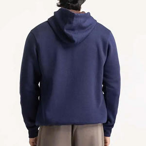Polyester/Cotton Fleece <b>Hoodie</b> for Men Heavyweight Pullover Sweatshirt Hooded Collar Regular Fit Solid Pattern Winter Quick Dry - Product Image 3
