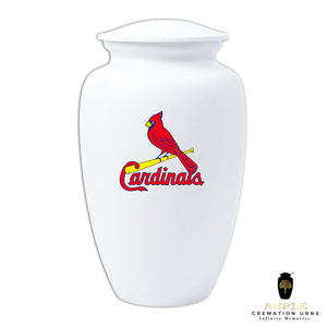 <b>Cardinal</b> Memorial Urn for Adult Cremation Ashes with European Style Bird Design Eco-Friendly Keepsake 220 Cubic Inch Capacity - Product Image 2