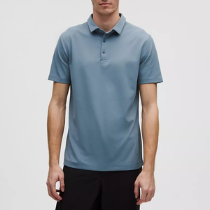 Nouveau design, broderie frontale, respirant, mode masculine, pour chemise de golf imprimée par sublimation grande taille, avec poche en tissu toile - Product Image 1