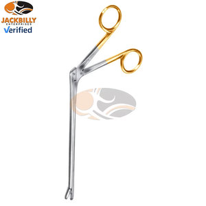 JACKBILLY Orthopedic Surgical Intervertebral Disc Rongeur 45 Degree Angle 3x10mm <b>Bite</b> 9 Inch Shaft Stainless Steel - Product Image 3