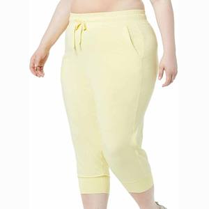 Pantalon de jogging taille haute pour femme, respirant, séchage rapide, en toile, couleur unie, pour l'hiver, course à pied, randonnée, streetwear, polyester coton, pas cher - Product Image 4