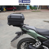 Porte-bagages arrière simple en acier inoxydable Mbiker avec design Cyberpunk pour moto Winner R Street - Rétrofit/Amélioration