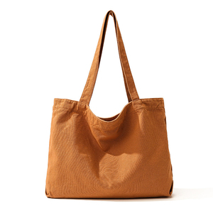 Sac fourre-tout noir uni tissé avec longues poignées, design écologique, fournisseur OEM - Product Image 5
