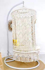 <b>Macrame</b> Swing, Round Hammock Chair, Hanging Chair - Product Image 3