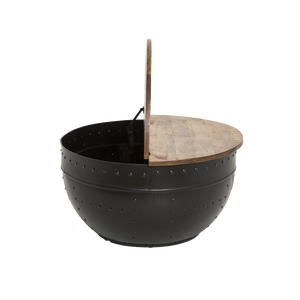 Table basse Vandana Aston Orion en bois de manguier et métal - Product Image 4