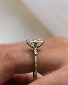 Bague de fiançailles solitaire en argent sterling 925 avec diamant simulé taille Asscher vintage Art Déco 3 carats, cadeau d'anniversaire pour femme - Product Image 4