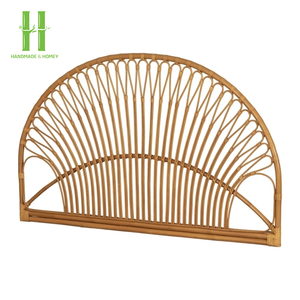Lit en rotin fait main pour grossistes avec panneaux de tête de lit simples, idéal pour la maison et l'hôtellerie, directement de l'usine, rotin 2026 - Product Image 1