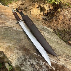 Maßgefertigtes Handgemachtes DIY OEM Hochwertiges Überlebens-Wikingerschwert mit Kohlenstoffstahlklinge und Holzgriff für Camping und Outdoor-Einsatz - Product Image 1