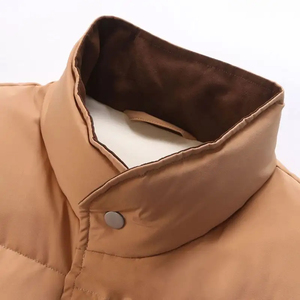 6XL Big Size Puffer Vest Men Winter Thick Padded Sleeveless Jacket <b>Extra</b> <b>Large</b> Quilted Gilet Warm Body Warmer for Cold Climate - Product Image 4