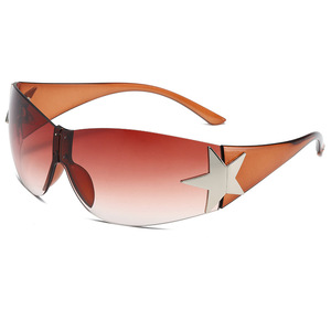 RTS Trending Y2K Frameless Future Style UV Protection <b>Sunglasses</b> 2026 Designs for Men and Women Outdoor Activities - Product Image 4