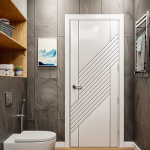 Panel de PVC Profesional de Fábrica, Impermeable y Duradero, de 40 mm de Espesor, para Puertas Interiores de WPC, Superficie Acabada Impermeable y Resistente al Moho - Product Image 3