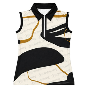 Chaleco Polo sin Mangas para Mujer, Cierre de Botones, Transpirable, de Secado Rápido, Deportivo, para Golf, 100% Poliéster, Tejido de Punto - Product Image 2