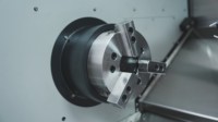 Torno CNC de torreta Leichman de alta precisión de 0.008mm con 3 ejes, servo hidráulico programable y contrapunto LK-200L