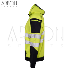 <b>Waterproof</b> High Visibility Neon <b>Yellow</b> Reflective Safety <b>Jackets</b> Workwear Construction Protective Gear For Wholesale Rate - Product Image 3