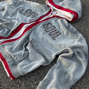 Custom Heavyweight 380 GSM Cotton <b>Fleece</b> Hoodie Oversized Blank Streetwear Pullover for <b>Men</b> - Product Image 3