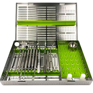 Kit Quirúrgico de Implantes Dentales WORLD PRECISION SURGICAL WPS-DIK-18 de 18 Piezas, Instrumentos de Cirugía Oral para Implantes Dentales, Certificado CE - Product Image 1