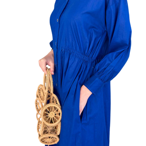 Nuevo Diseño, Vestidos Casuales Transpirables para Mujer, Cuello en V, Color Sólido, Tallas Grandes, Logotipo y Colores Personalizables - Product Image 6