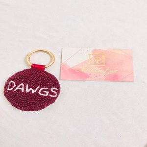 Mardi Gras Móc Chìa Khóa tùy chỉnh sequin Đính Cườm Móc chìa khóa đính cườm headbands Đính Cườm Móc Chìa Khóa rơm Đính Cườm Móc Chìa Khóa Bộ sưu tập - Product Image 5