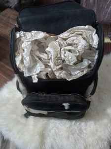 Sac à dos en cuir véritable fait main pour ordinateur portable, sac d'école multifonctionnel grande capacité unisexe avec fermeture éclair 20-35L HNBP-0049 - Product Image 4