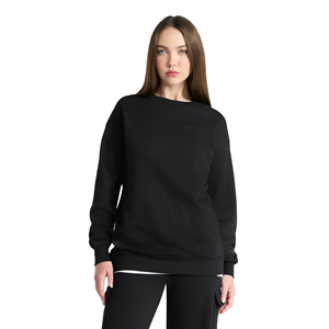 Sudadera de Punto de Manga Larga con Cuello Redondo 100% Algodón, Color Sólido, Informal, para Mujer, Diseño Personalizado de Bangladesh - Product Image 6