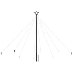 Lumière d'arbre LED blanc froid de 8 pieds de hauteur, lumières de Noël, catégorie de produits - Product Image 3