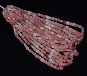 Natural Pink <b>Opal</b> Nugget Faceted Loose Gemstone Beads Factory Wholesale Jewelry Making Supplies - Product Image 6