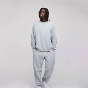 Ensemble de survêtement en coton imprimé à capuche pour hommes, personnalisable avec logo, qualité OEM supérieure, idéal pour l'hiver - Product Image 5