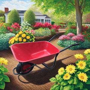 Carretilla <span class=keywords><strong>de</strong></span> Acero <span class=keywords><strong>de</strong></span> Alta Resistencia con una Sola Rueda, Carretilla <span class=keywords><strong>de</strong></span> Construcción, Carretilla <span class=keywords><strong>de</strong></span> Metal para Uso en Jardín y Granja - Product Image 5