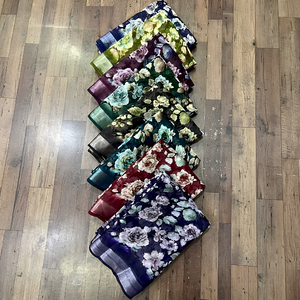 In Stock Items Quick Dry Lightweight Linen <b>Fabric</b> Florals Woven Material For Girls Women Apparel Dress <b>Sari</b> Boutique Clothing - Product Image 1