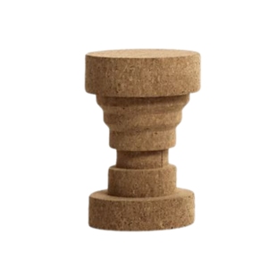 Modern Natural Cork Stool Nordic Sculptural Side Table Creative Wine Cork Stool Decorative End Table for Living Room <b>Home</b> Hotel - Product Image 3