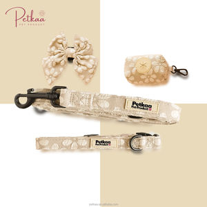 Harnais <span class=keywords><strong>pour</strong></span> <span class=keywords><strong>chien</strong></span> Petkaa Fashion Jacquard, logo personnalisable, luxe, confortable, durable, anti-traction, avec laisse, collier, porte-sac à déjections, nouveauté - Product Image 5