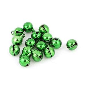 Campanas Metálicas Verdes para Decoración de Árboles de Navidad, Manualidades, Adornos Festivos - Product Image 1