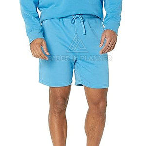 กางเกงขาสั้นผ้าฟลีซผู้ชายไซส์สั่งทำพิเศษสำหรับขาย ดีไซน์ใหม่ กางเกงขาสั้นผ้าฟลีซผู้ชายแบบเรียบ กางเกงขาสั้นผ้าฟลีซผู้ชาย - Product Image 5