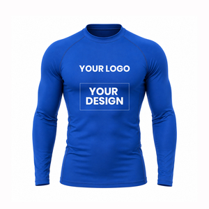 Rashguard de manga larga de la mejor calidad para BJJ y MMA para hombres, fabricante de rashguards personalizados, suministro de rashguards personalizados. - Product Image 1
