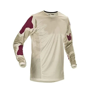 Maillot de motocross personnalisé pour homme, imprimé, respirant, séchage rapide, 100% polyester, prix de gros usine - Product Image 1