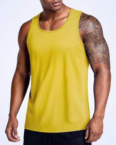 Camiseta Deportiva de Poliéster para Hombre, Chaleco sin Mangas, Camiseta de Tirantes para Gimnasio, Culturismo, Fitness, Running, Antipilling, Impresión Digital - Product Image 4