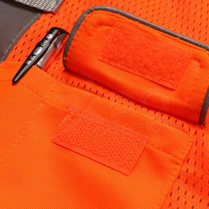 Chaleco de Seguridad de Poliéster de Alta Visibilidad con Logotipo de Alta Calidad, Múltiples Bolsillos, Reflectante ANSI Clase 1 EN ISO 20471 Clase 2, con Luz LED Intermitente e Impermeable - Product Image 3