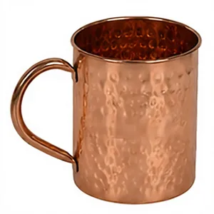 Taza de Cobre Martillado Personalizada con Grabado de Nombre |   Vaso para Beber de Cobre Puro |   Taza de regalo hecha a mano, taza de cobre grabada - Product Image 1