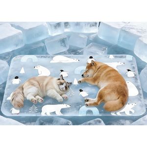 Nuovo Tappetino Refrigerante Portatile per Animali Domestici 90x60cm, Lavabile, in Gel, di Alta Qualità, per Cani, Fantasia Tinta Unita - Collezione Estate 2026 - Product Image 5