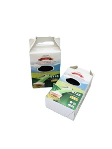 Wholesale Custom Logo Self Erecting Corrugated Kraft <b>Mailing</b> <b>Boxes</b> Recycled Materials UV Offset Printed Supermarket Food - Product Image 2